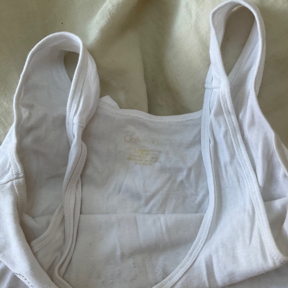 White Calvin Klein Tank Top - Picture 2 of 3